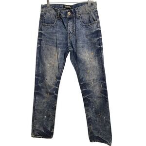 Cotton Farm Los Angeles jeans 32 x 32 paint splatter mens trendy pants